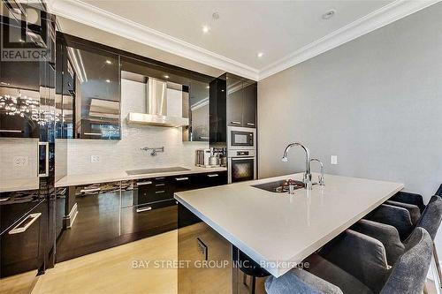 3703 - 311 Bay Street, Toronto, ON - Indoor Photo Showing Kitchen With Double Sink With Upgraded Kitchen