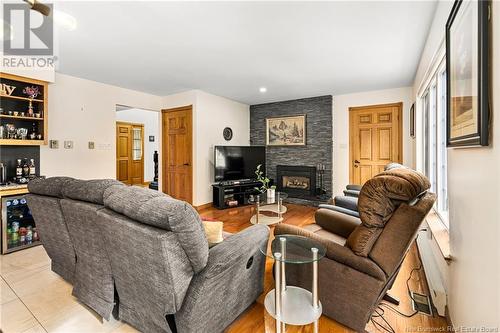 170 Columbus Avenue, Moncton, NB - Indoor Photo Showing Living Room With Fireplace