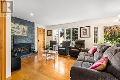 170 Columbus Avenue, Moncton, NB - Indoor Photo Showing Living Room With Fireplace