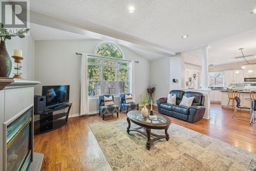 14 Selleck Lane, Oshawa, ON - Indoor Photo Showing Living Room With Fireplace