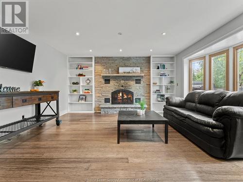 354 Puce Road, Lakeshore, ON - Indoor Photo Showing Living Room With Fireplace