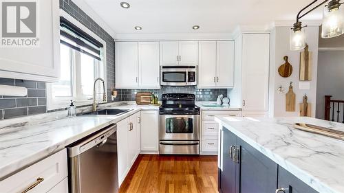 28 Brodie Street, Mount Pearl, NL - Indoor Photo Showing Kitchen With Stainless Steel Kitchen