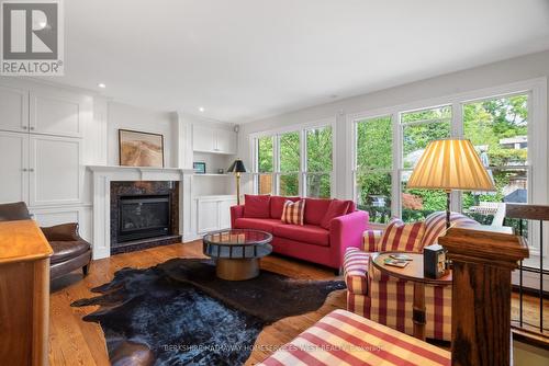 58 King Georges Road, Toronto, ON - Indoor Photo Showing Living Room With Fireplace