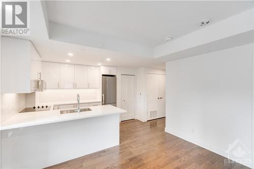 180 George Street Unit#708, Ottawa, ON - Indoor Photo Showing Kitchen With Double Sink