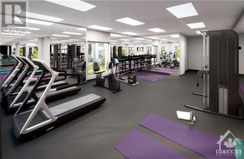 180 George Street Unit#708, Ottawa, ON - Indoor Photo Showing Gym Room