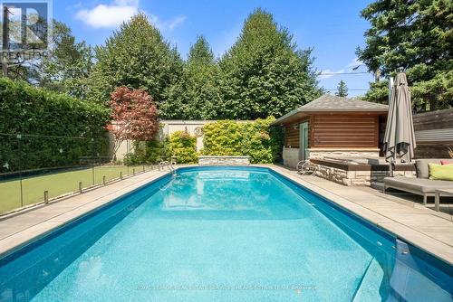 4 Evergreen Gardens, Toronto, ON - Outdoor With In Ground Pool With Backyard