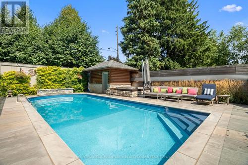 4 Evergreen Gardens, Toronto, ON - Outdoor With In Ground Pool With Backyard