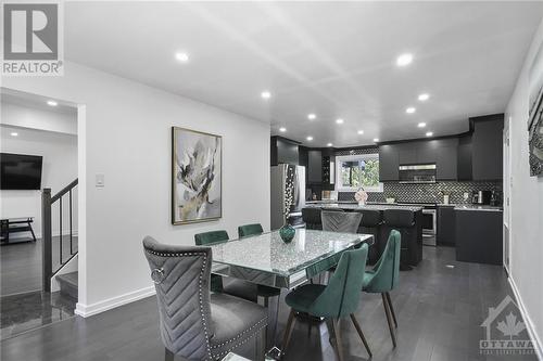 3368 Baskins Beach Road, Dunrobin, ON - Indoor Photo Showing Dining Room