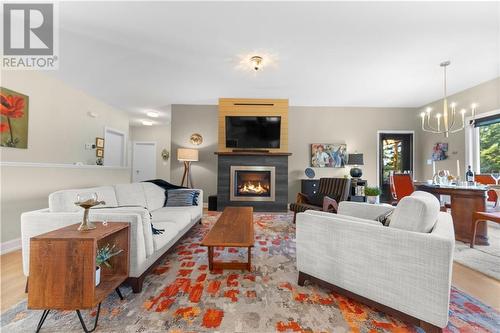 494 County 43 Road, Merrickville, ON - Indoor Photo Showing Living Room With Fireplace