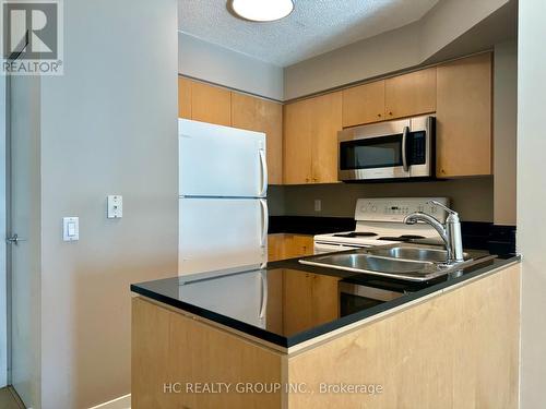 2306 - 361 Front Street W, Toronto, ON - Indoor Photo Showing Kitchen With Double Sink