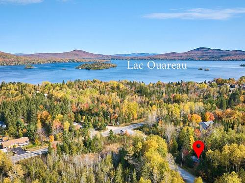 Photo aÃ©rienne - 11 Ch. Du Mont-La Réserve, Saint-Donat, QC - Outdoor With Body Of Water With View