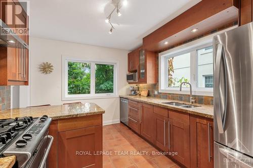 100 Noel Street, Ottawa, ON - Indoor Photo Showing Kitchen With Double Sink