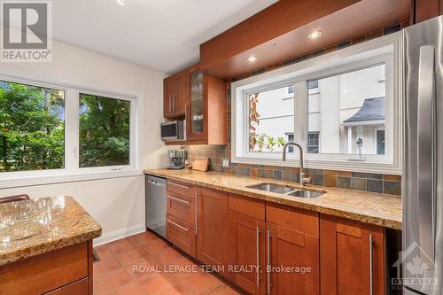 100 Noel Street, Ottawa, ON - Indoor Photo Showing Kitchen With Double Sink