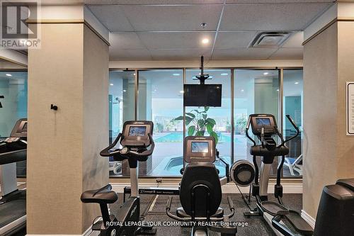 1907 - 10 Torresdale Avenue, Toronto, ON - Indoor Photo Showing Gym Room