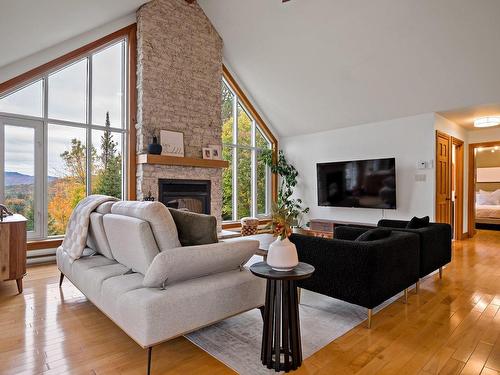 Salon - 272 Rue Du Sommet, Mont-Tremblant, QC - Indoor Photo Showing Living Room With Fireplace