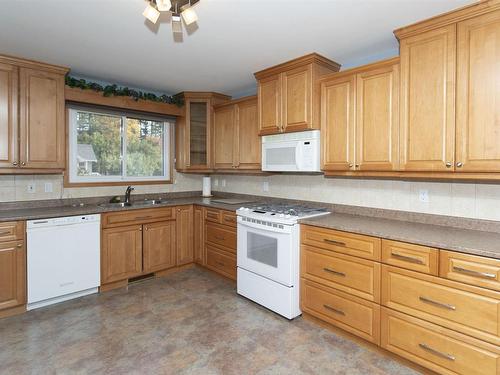 1551 Broadway Avenue, Thunder Bay, ON - Indoor Photo Showing Kitchen With Double Sink