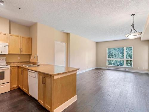 208-1156 Colville Rd, Esquimalt, BC - Indoor Photo Showing Kitchen With Double Sink