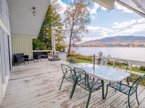 ExtÃ©rieur - 188 Ch. Allard, Coaticook, QC - Outdoor With Body Of Water With Deck Patio Veranda With Exterior