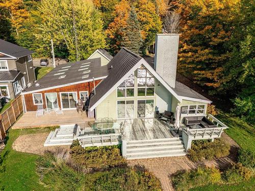 Back facade - 188 Ch. Allard, Coaticook, QC - Outdoor With Deck Patio Veranda