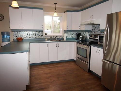 Kitchen - 28 1Re Rue Bastien, Saint-Alphonse-Rodriguez, QC - Indoor Photo Showing Kitchen With Double Sink