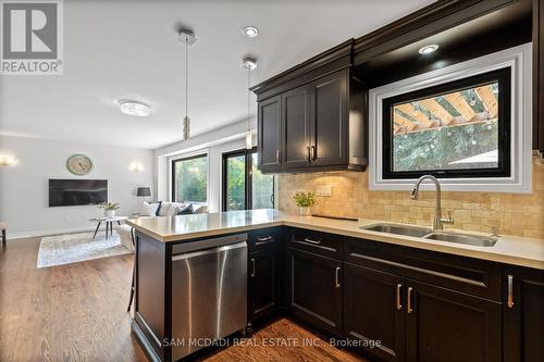 3401 Drummond Road, Mississauga, ON - Indoor Photo Showing Kitchen With Double Sink