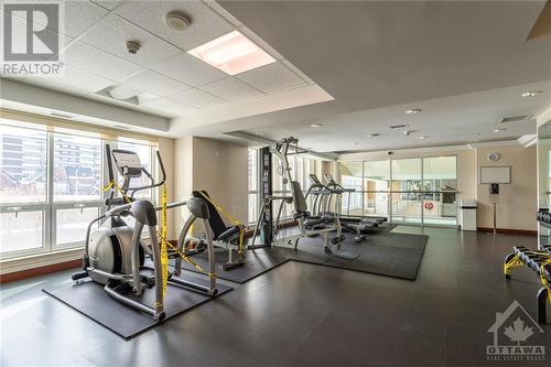 234 Rideau Street Unit#2303, Ottawa, ON - Indoor Photo Showing Gym Room