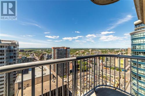 234 Rideau Street Unit#2303, Ottawa, ON - Outdoor With Balcony With View