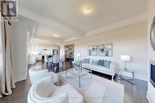 16 Scrivener Drive, Aurora, ON - Indoor Photo Showing Living Room With Fireplace