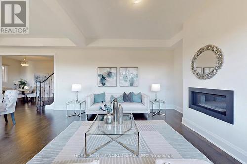 16 Scrivener Drive, Aurora, ON - Indoor Photo Showing Living Room With Fireplace