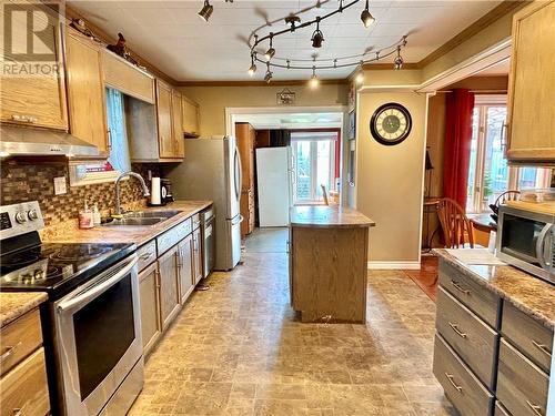 36 Lauber Avenue, Cornwall, ON - Indoor Photo Showing Kitchen With Double Sink