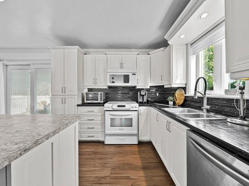 Cuisine - 1530 Rue Marie-Lyne, Drummondville, QC - Indoor Photo Showing Kitchen With Double Sink