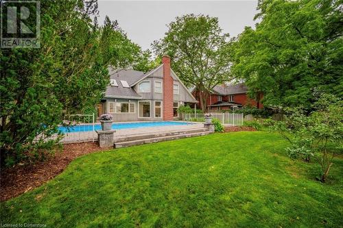 Primary Bath - 272 Mary Street, Waterloo, ON - Outdoor With In Ground Pool With Backyard