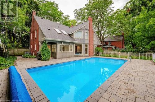 272 Mary Street, Waterloo, ON - Outdoor With In Ground Pool With Backyard