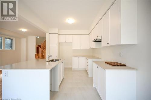 377 Provident Way, Hamilton, ON - Indoor Photo Showing Kitchen With Double Sink