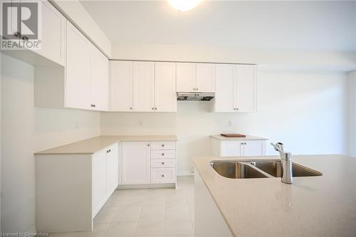 377 Provident Way, Hamilton, ON - Indoor Photo Showing Kitchen With Double Sink