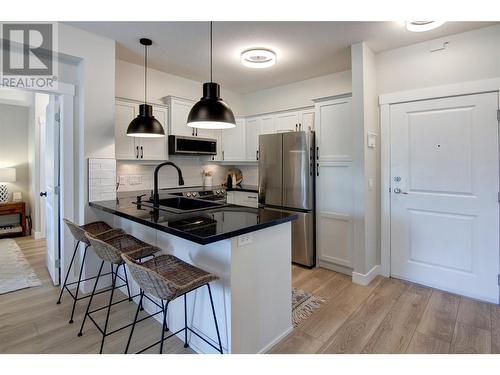 3533 Carrington Road Unit# 214, West Kelowna, BC - Indoor Photo Showing Kitchen With Stainless Steel Kitchen With Upgraded Kitchen