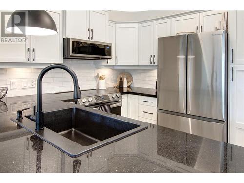 3533 Carrington Road Unit# 214, West Kelowna, BC - Indoor Photo Showing Kitchen With Stainless Steel Kitchen With Double Sink With Upgraded Kitchen