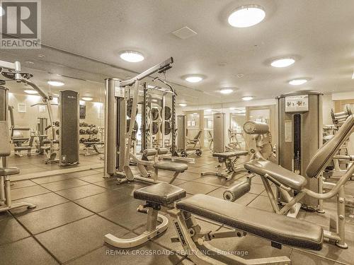 608 - 225 Webb Drive, Mississauga, ON - Indoor Photo Showing Gym Room