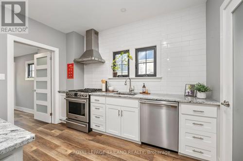 242 Hastings Street, North Middlesex (Parkhill), ON - Indoor Photo Showing Kitchen With Stainless Steel Kitchen