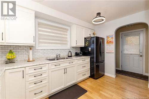 102 Jones Street, Moncton, NB - Indoor Photo Showing Kitchen With Double Sink