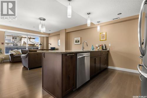 103 2300 Broad Street, Regina, SK - Indoor Photo Showing Kitchen With Stainless Steel Kitchen