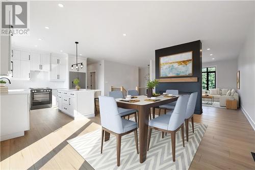 Virtually staged. - 3773 River Road, Renfrew, ON - Indoor Photo Showing Dining Room