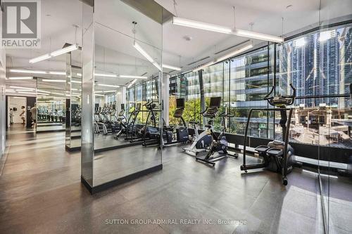 4704 - 14 York Street, Toronto, ON - Indoor Photo Showing Gym Room