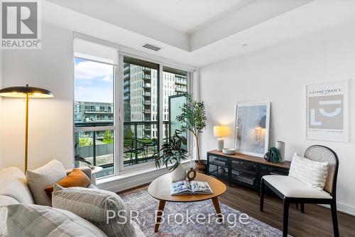 710 - 55 Regent Park Boulevard, Toronto, ON - Indoor Photo Showing Living Room