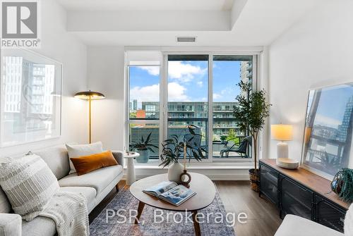 710 - 55 Regent Park Boulevard, Toronto, ON - Indoor Photo Showing Living Room