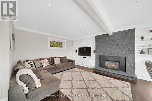 15 Old Forge Drive, King, ON - Indoor Photo Showing Living Room With Fireplace