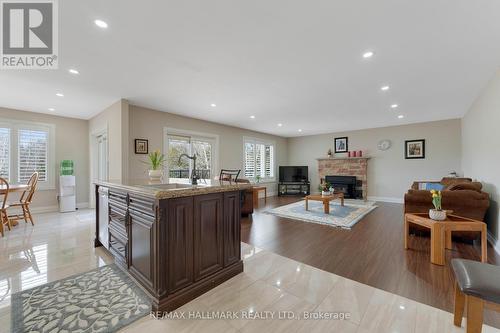 1442 Gilford Road, Innisfil, ON - Indoor Photo Showing Living Room With Fireplace