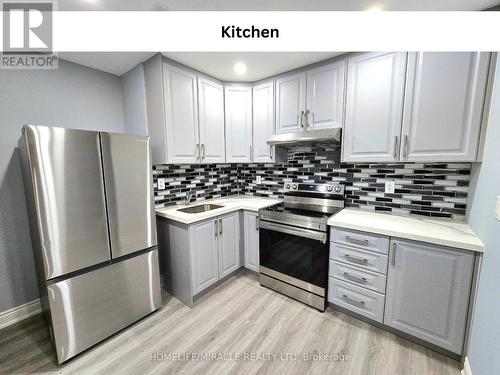 Bsmt - 31 Roulette Crescent, Brampton, ON - Indoor Photo Showing Kitchen With Double Sink