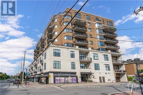 206 - 420 Berkley Avenue, Ottawa, ON - Outdoor With Balcony With Facade