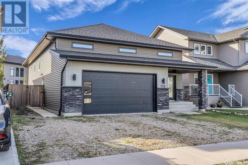 558 Evergreen Boulevard, Saskatoon, SK - Outdoor With Facade